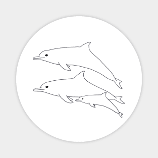 Dolphin Family Magnet